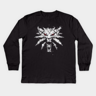 Witcher 3 - The White Wolf Kids Long Sleeve T-Shirt